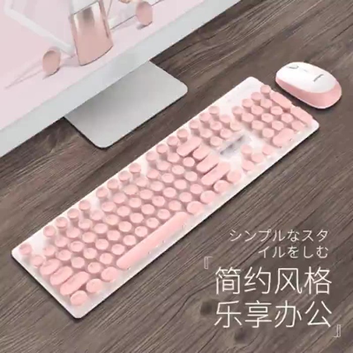 Korean Girl Keyboard Candy Keyboard Set Wireless - Funky Keyboard