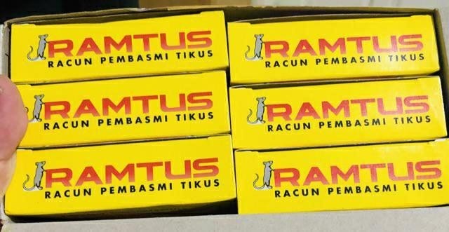 Racun Tikus Ramtus Asli Alami Mati Kering Tidak Bau Pembasmi Pengusir Tikus Super Paling Ampuh 5pack