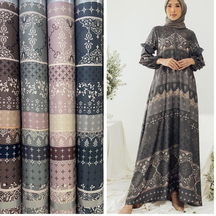 [PJ1211]❊ Kain Premium Silk kirani / bahan gamis/ kain silk meteran / maxmara luxury Discon now