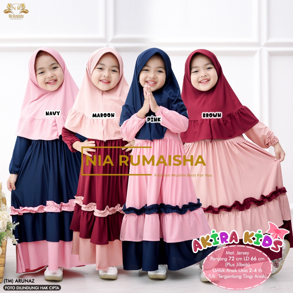 Gamis Kids Akira  Ori Nia Rumaisha