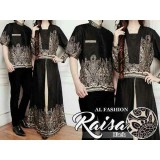 Batik Raisa Hitam Couple. batik couple. batik. kemeja couple. pakaian couple