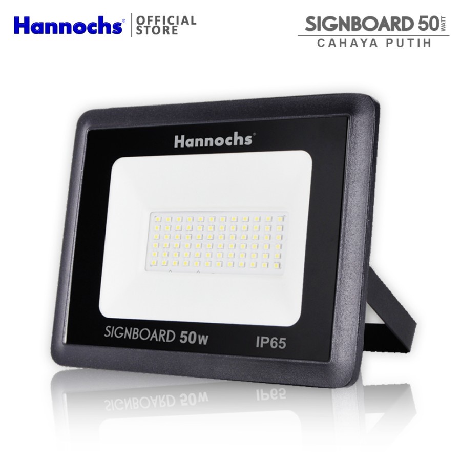 Hannochs LED Flood Light Signboard 50 watt CDL - Putih / Lampu Sorot