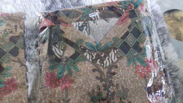 Batik Couple Keluarga Sania Ruffle Ori Ndoro Jowi Dnt