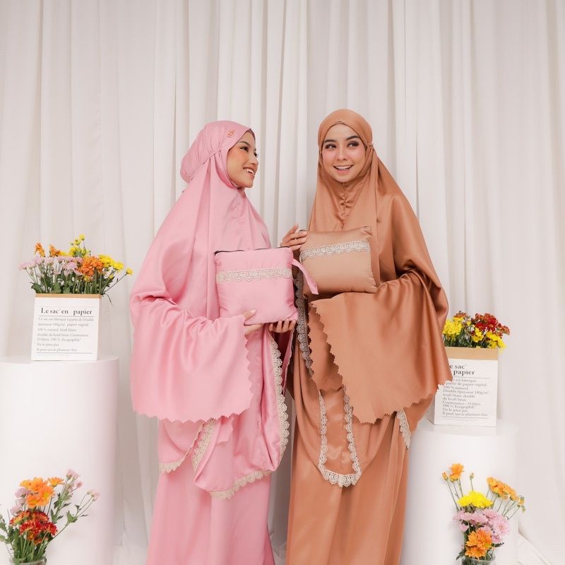 Nachelle Shop - FULL SET SEJADAH DIVA BY FAHIJABLOVE mukena dewasa traveling jumbo