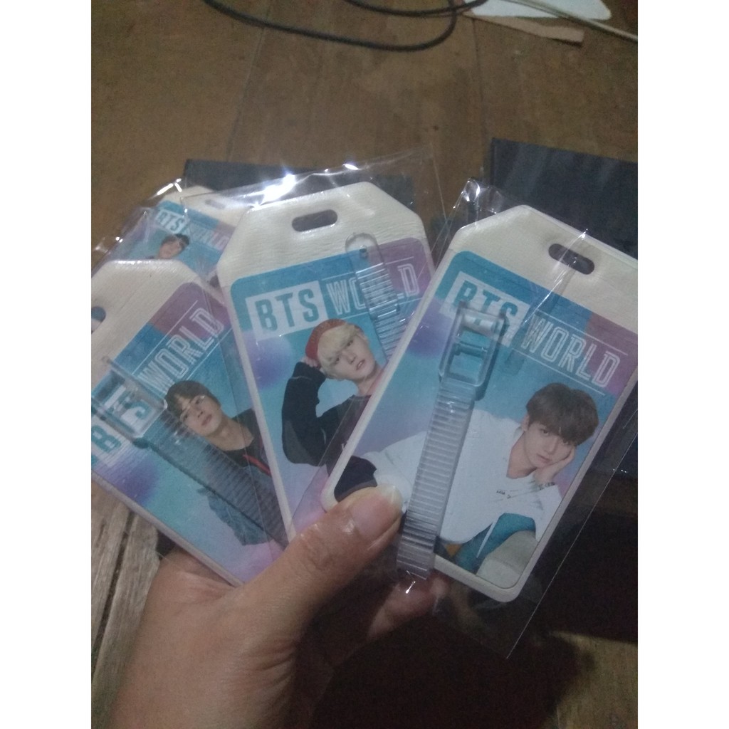 [READY STOCK] BTS WORLD OST NAME TAG LUGGAGE TAG WEPLY GIFT SUGA JIN JUNGKOOK