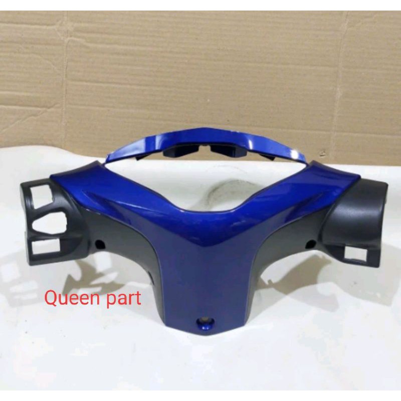 batok belakang Supra x 125 helm in kyz biru tua