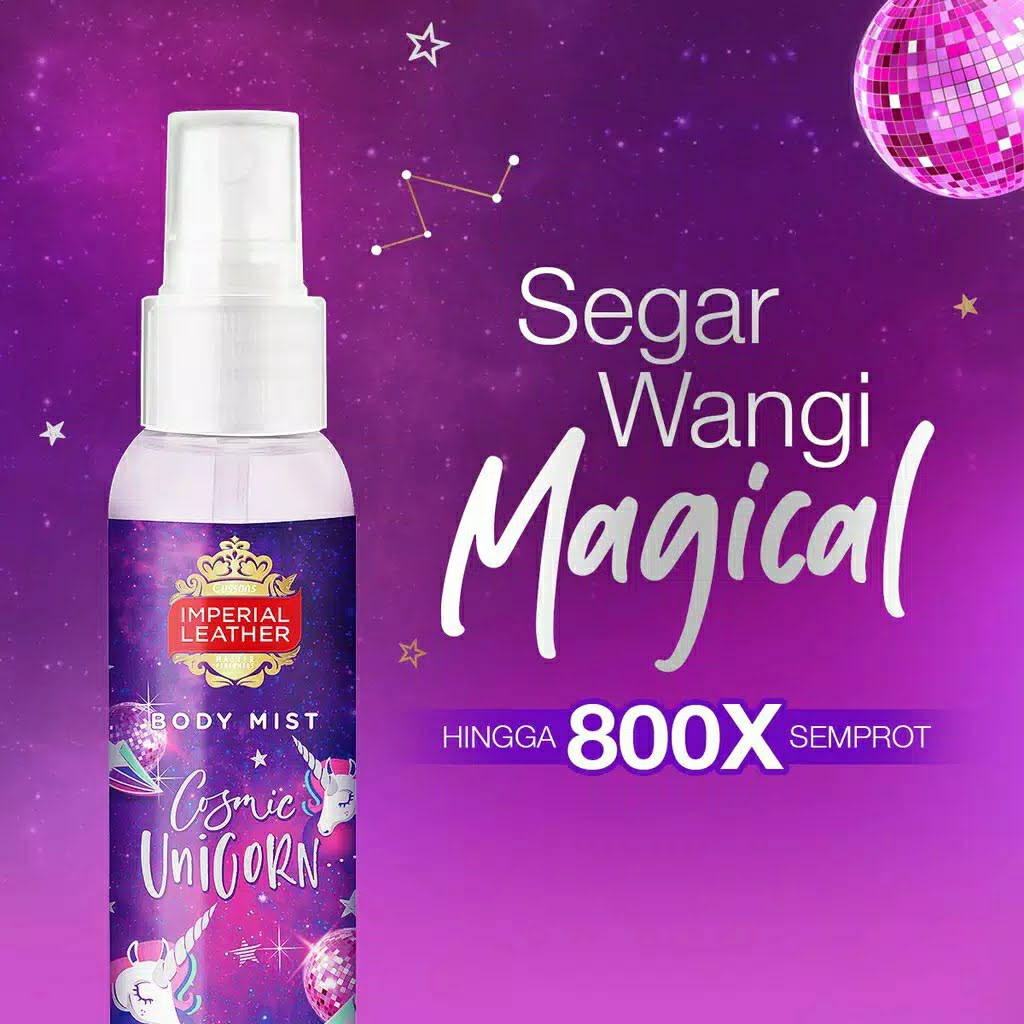 Imperial Leather Body Mist Cosmic Unicorn 100ml (Luar Pulau Harus pakai JNE,NINJA)