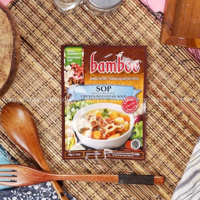 Jual Bamboe Bumbu Sop Ayam Sapi Iga Gr Chicken Beef Oxtail Soup Instant Spices Shopee