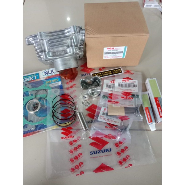 PAKET BLOK SEHER KOMPLIT SATRIA FU KARBU/ORIGINAL SCEM