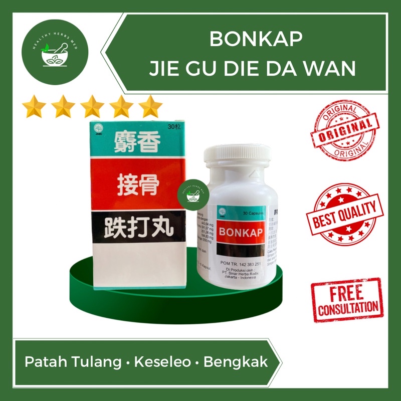Obat Patah Tulang Bengkak Nyeri Tulang Luka Dalam Bonkap Jie Gu Die Da Wan