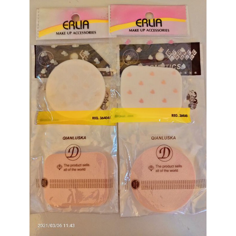 Spons bedak padat-spons bedak erlia-spons bedak termurah