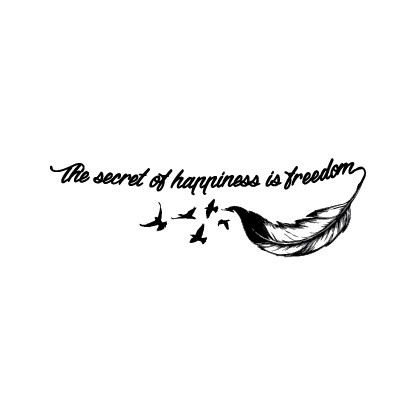 

POTATOO The Secret Of Happines Temporary Tatto Sticker