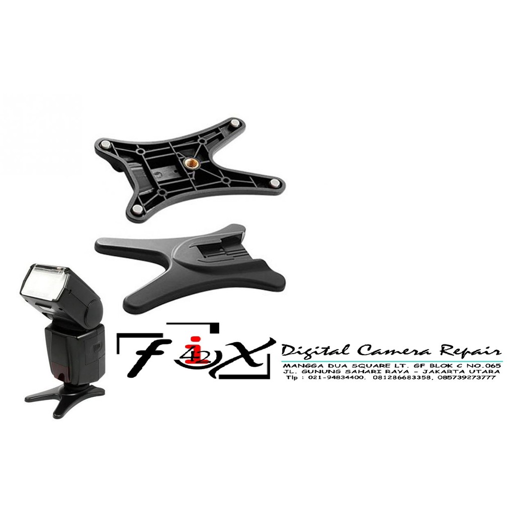 Kaki Bebek Camera Flash Hot Shoe Stand Adapter Canon Nikon High Grade Shopee Indonesia