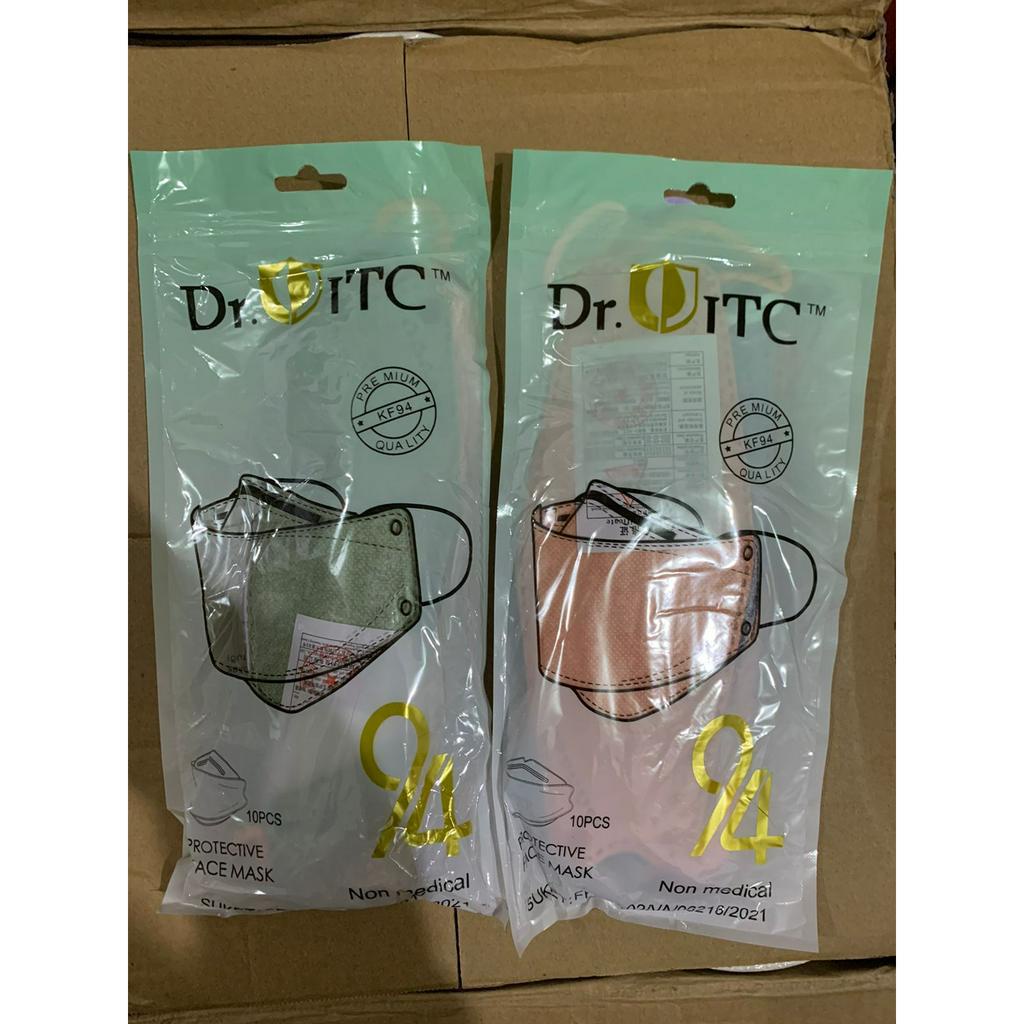 MASKER KF94 YNB CARE, DR ITC ISI 10PCS MIX WARNA TERMURAH