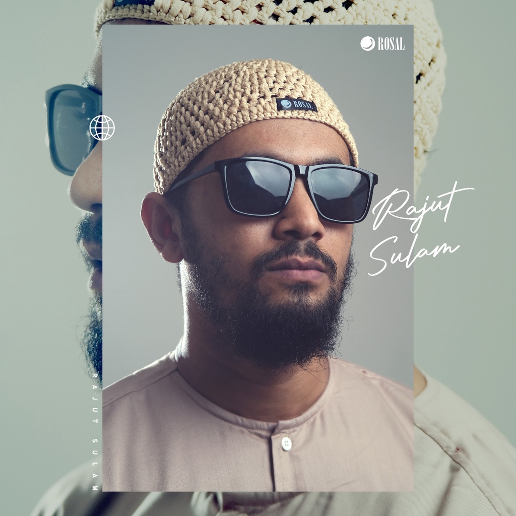 ROSAL Peci Rajut Sulam - Peci Rajut Pria