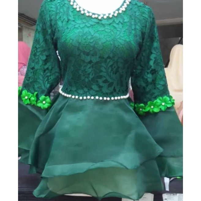 Realpic Stelan Kebaya Sabyan (Brukat Organza) + rok duyung Jaquard Original Butik