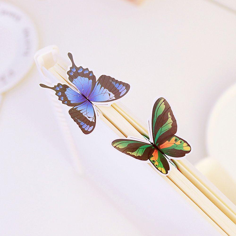 [Elegan] Butterfly Bookmark Baca Aksesoris Penanda Halaman Buku Anak Label Halaman Bantu Membaca Perlengkapan Sekolah Membaca Bookmark