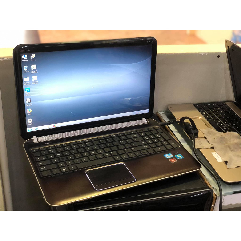 Laptop Bekas Hp Pavilion dv6 Komputer Second Murah Core i7 Gen2 RAM 4GB 1000GB HDD