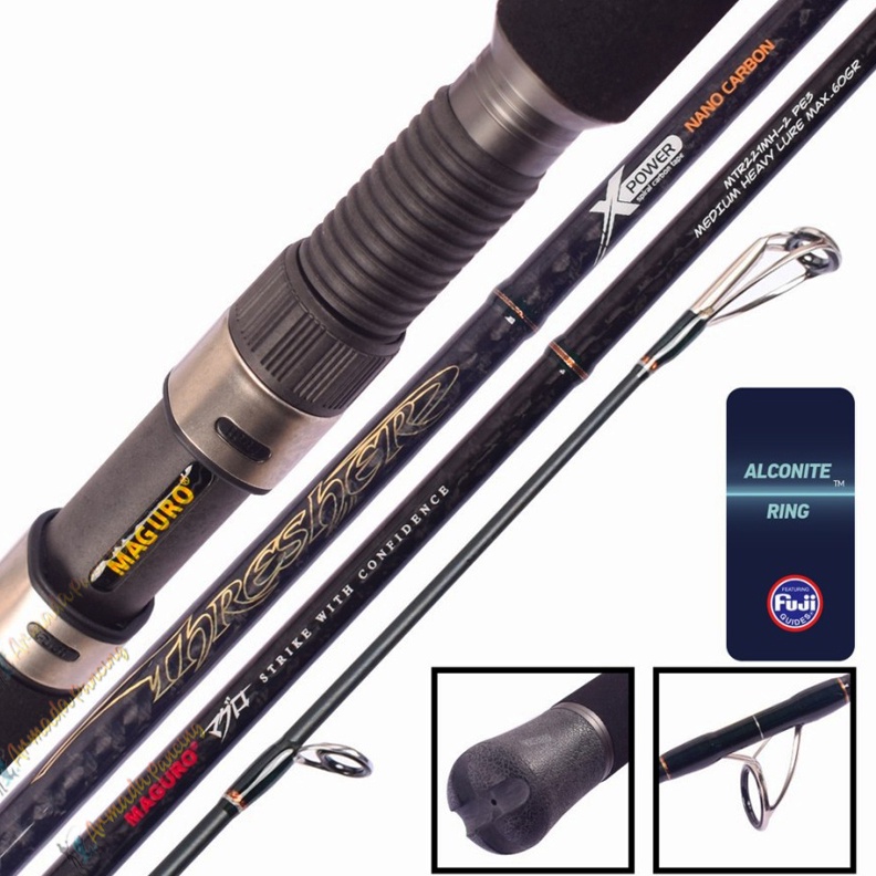 Joran Popping MAGURO THRESHER PE 3 | PE 5 | Fuji Alconite + SIC Guides | Joran Laut