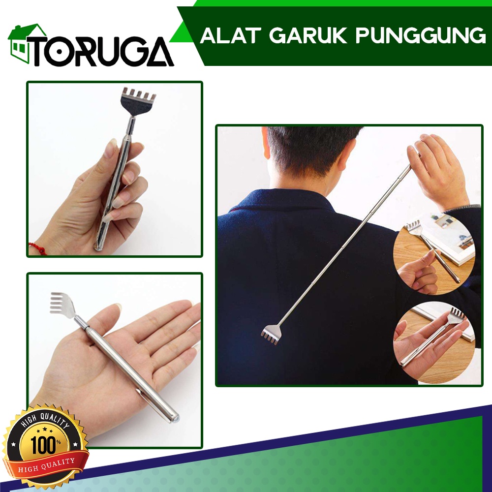 Alat garuk punggung stainless penggaruk garukan back scratch