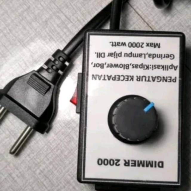 Dimmer 2000 Watt Pengatur Kecepatan Dinamo Kipas