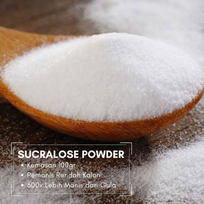 Sucralose Powder 100gr - Sukrosa Sweetener - Sukralosa Pemanis Makanan Minuman