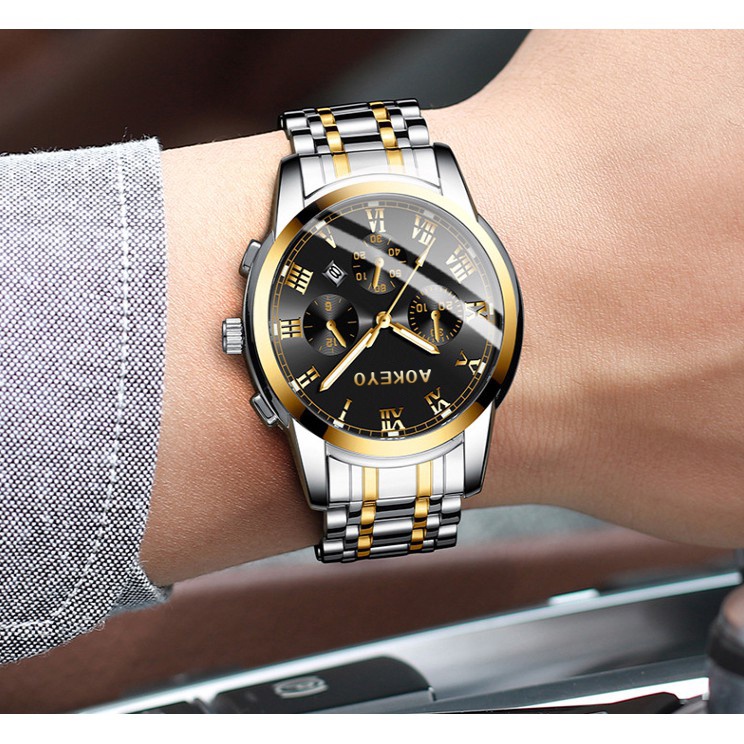 TERMURAH Aokeyo 4006 COD Jam Tangan Pria Anti Air ORI Jam Tangan Pria Anti Air Original Luxury