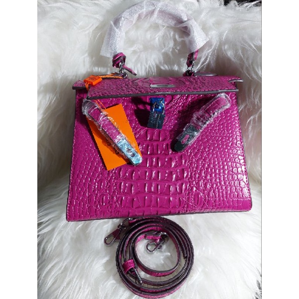 Tas Wanita Fashion Kelly Croco