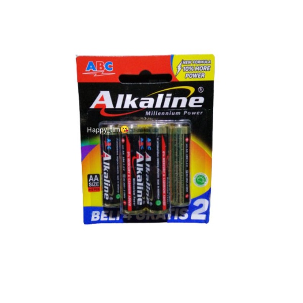 Baterai ABC Alkaline AA Isi 6