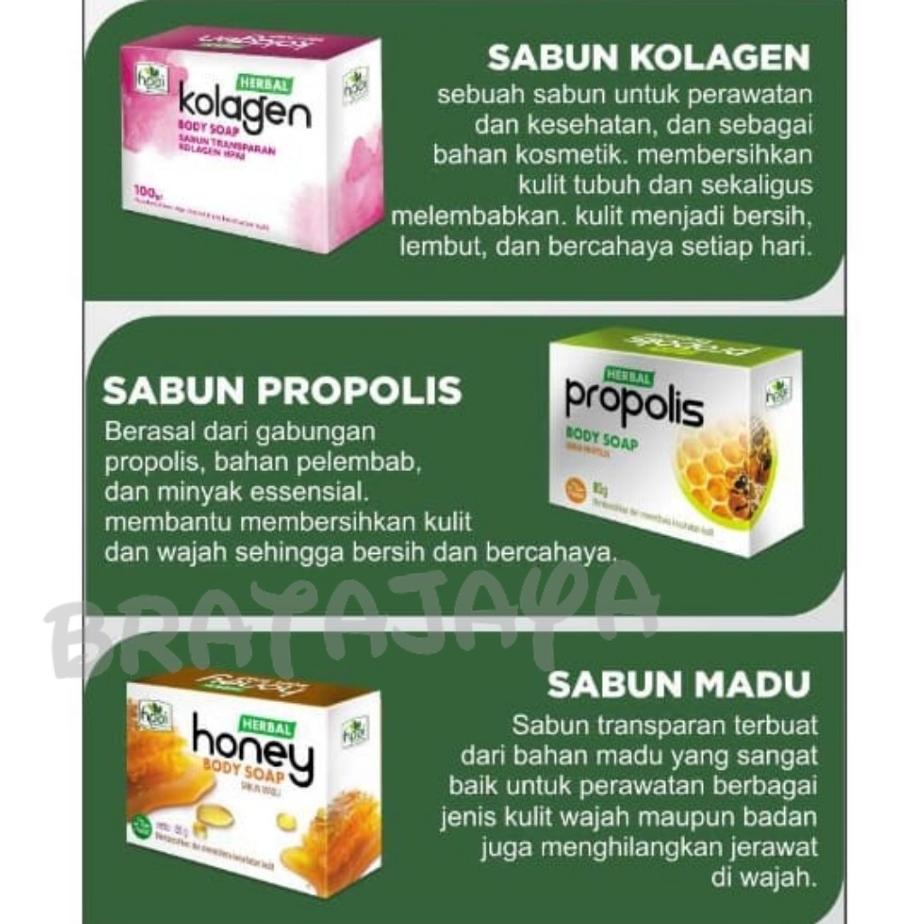 Sabun Kolagen Propolis Dan Madu Hni Hpai Indonesia