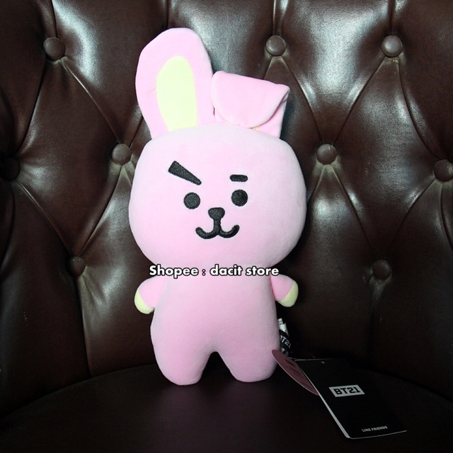 BONEKA BT21 MINI FLAT BODY CUSHION OFFICIAL COOKY / Boneka BTS