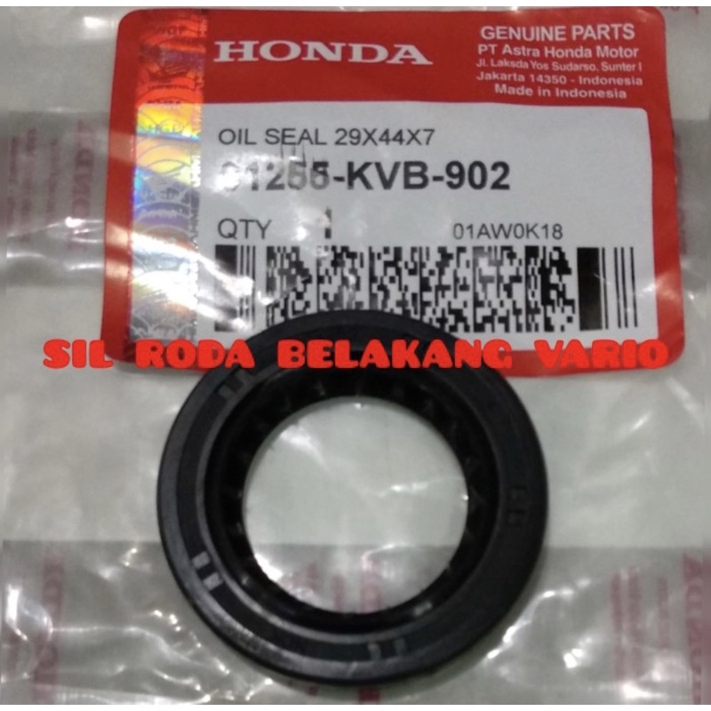 SIL SEAL AS RODA BELAKANG 29-44-7 BEAT - SCOOPY - SPACY - VARIO 110