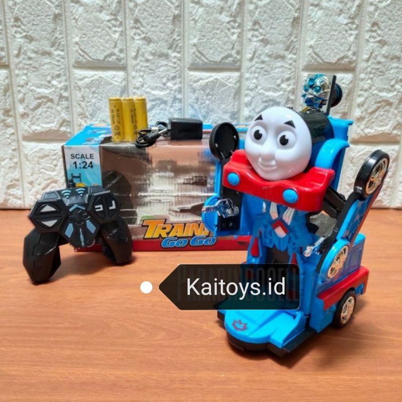 MURAH 2 in 1 Thomas Train Remote Control Bisa Berubah Jadi Robot