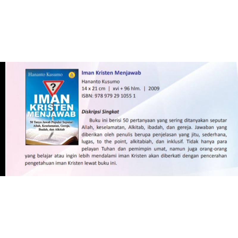 Iman Kristen Menjawab