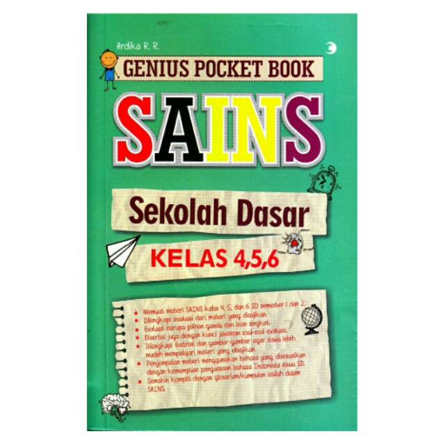 GENIUS POCKET BOOK SAINS SEKOLAH DASAR - SAINS SD