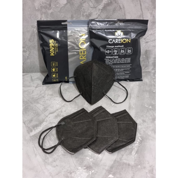 Masker KN95 CAREION Rainbow 1pack Isi 10pcs Warna Warni Premium mask Grosir