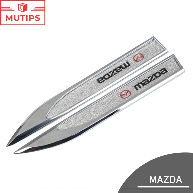 2 Pcs Stiker Logo Pintu Mobil Bahan Logam Aksen Berlian Imitasi Untuk Mazda 2 3 CX5 CX30 CX8 CX3 Mazda2 6 5 bl gh gp