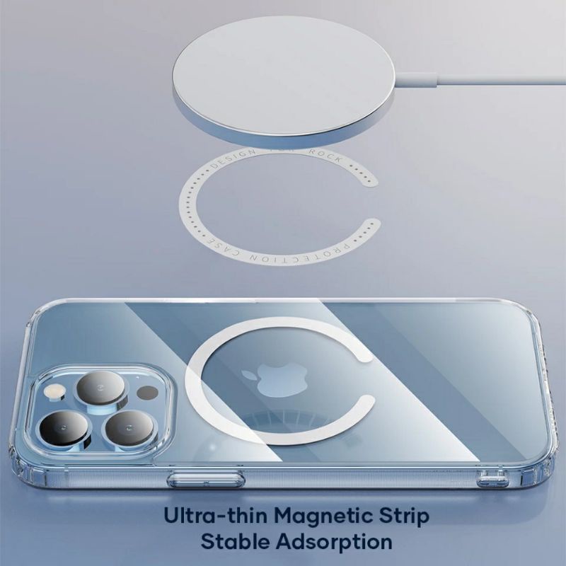 ROCK iPhone 13 / Pro / Max Pure Series Clear Case Magnetic