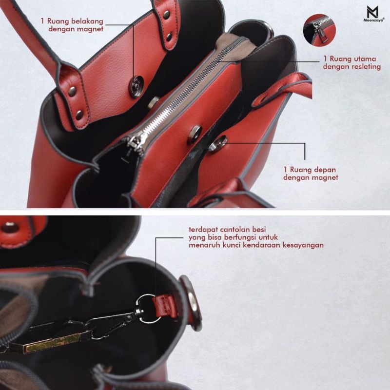 Ready Mustika Bag By Moonzaya Tas Cewek Tas Kerja Tas Selempang Tas Tangan