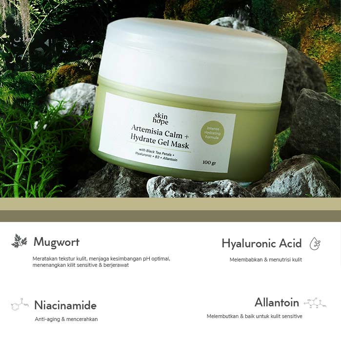 Skinhope Artemisia Calm + Hydrate Gel Mask