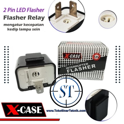 Flasher Sen Flaser Sein X-CASE Flasher Led Adjutable Bisa Di Atur Stel / X Case Kontrol Kecepatan Kedip Kedipan Lampu Universal NMAX AEROX PCX LEXI BEAT VARIO