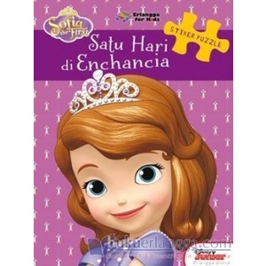 2007930140 FLAT BUKU SOFIA THE FIRST: SATU HARI DI ENCHANCIA STIKER PUZZLE