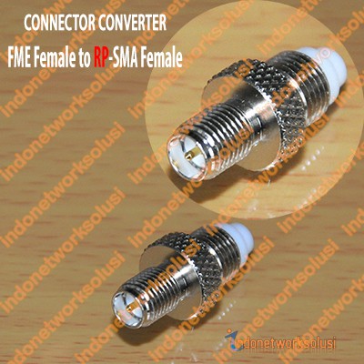 KONEKTOR CONNECTOR CONVERTER FME F (FEMALE) to RP-SMA F (FEMALE)