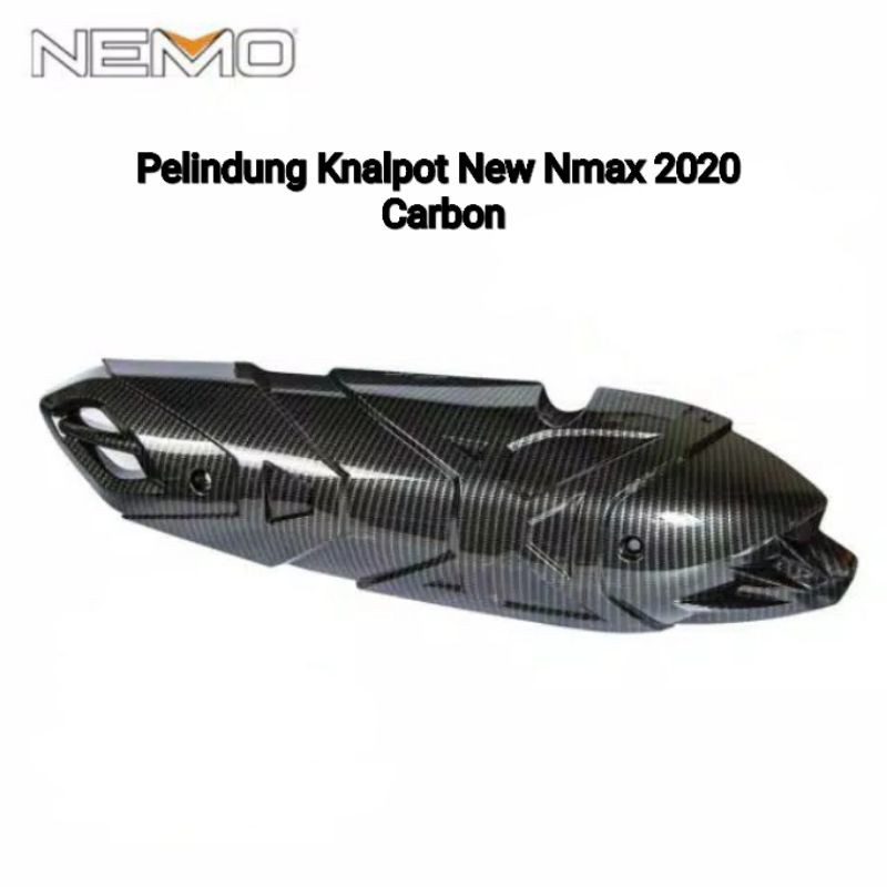 Cover tutup knalpot new Nmax 2020 Carbon