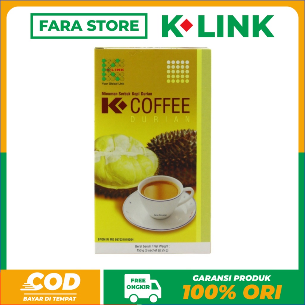 

[COD] K-COFFE DURIAN KOPI DURIAN ORIGINAL K-LINK