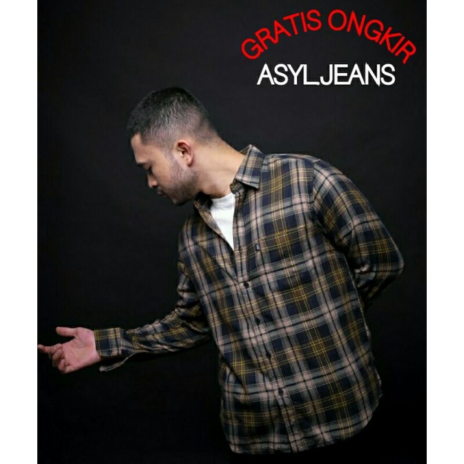 Flanel Original Semi wool Import Flanel Unisek Flanel Pria Flanel Modern Flanel