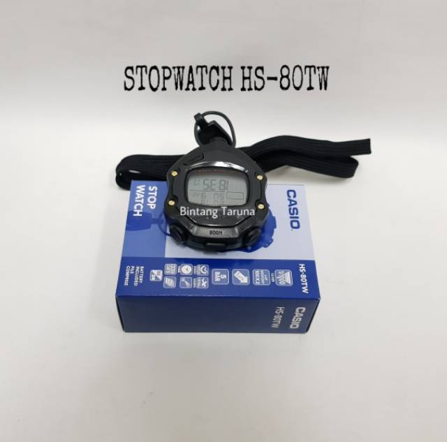 Stopwach Casio HS-80 Stopwatch Casio HS 80 TW Stop Watch Casio HS-80TW