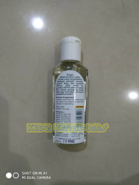 Antis Antiseptik Gel 60 ML - Pembersih Tangan Anti virus