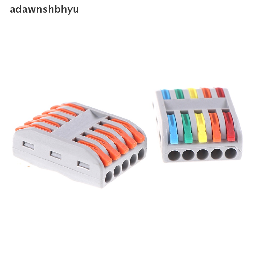 Konektor Kawat adawnshbhyu 5PCS PCT-222 Terminal Block Conductor SPL-2/3Termina Push-In