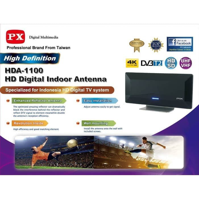 Antena TV Digital HD PX HDA 1100 Indoor